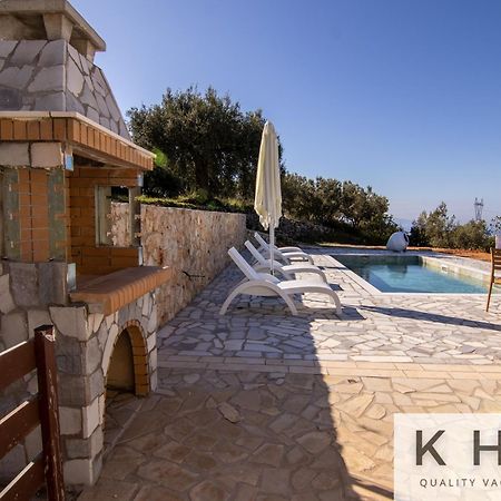 Skoumas Villa Surrounded By Olive Trees! Vlachata Exterior foto