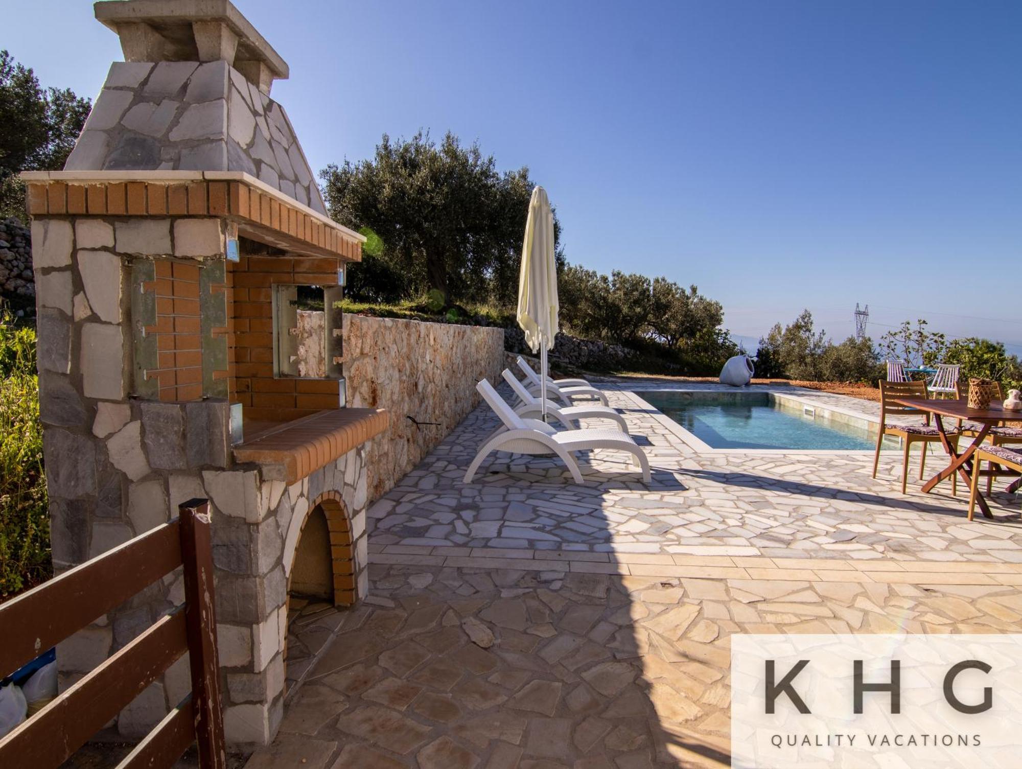 Skoumas Villa Surrounded By Olive Trees! Vlachata Exterior foto